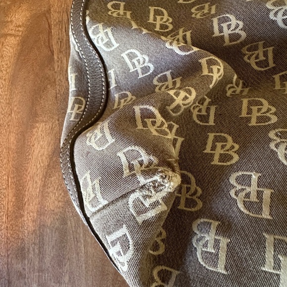 Vintage Dooney & Bourke Canvas Hobo - Picture 3 of 5